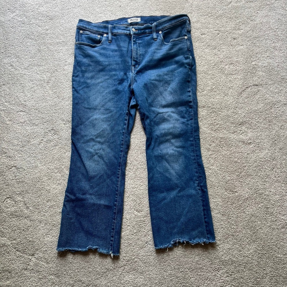 Madewell Blue Boot Cut Jeans